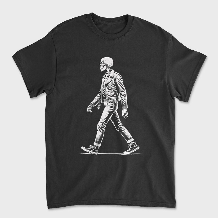 Walking Skeleton, Tricou Barbati (Unisex)