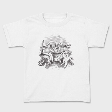 Watch And Cats Painting Parody, Tricou Copii