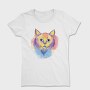 Watercolor Cat, Tricou Femei