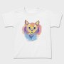 Watercolor Cat, Tricou Copii
