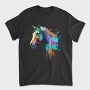 Watercolor Horse Head Drip, Tricou Barbati (Unisex)