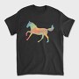 Watercolor Horse Silhouette, Tricou Barbati (Unisex)