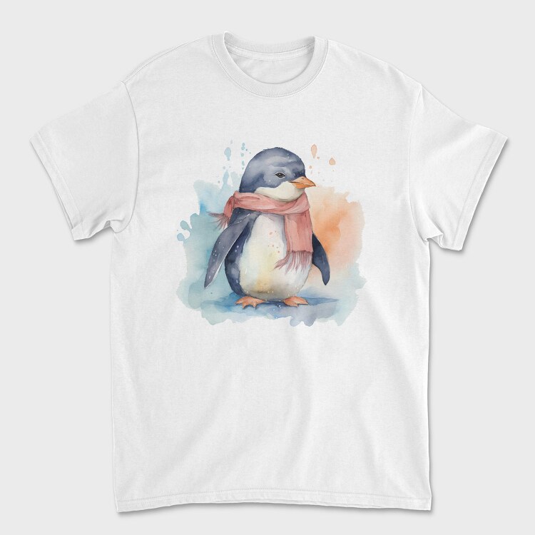 Watercolor Penguin Mug, Tricou Barbati (Unisex)