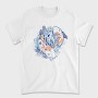 Watercolor Yin Yang Koi Fish, Tricou Barbati (Unisex)