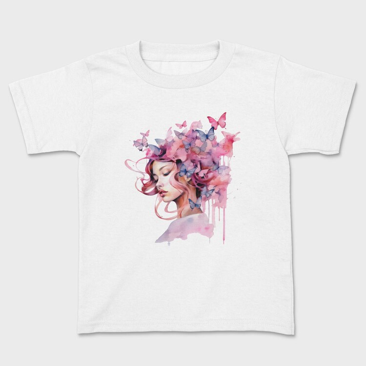 Woman With Butterflies, Tricou Copii