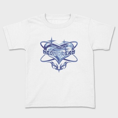 Y3K Neon Dream Heart, Tricou Copii