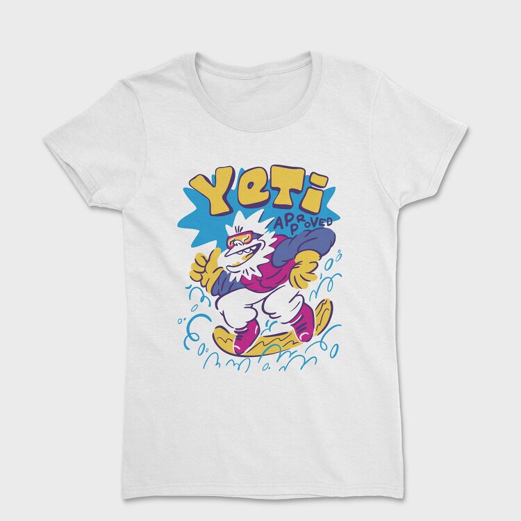 Yeti Approved Winter, Tricou Femei