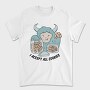 Yeti Monster Eating Cookies, Tricou Barbati (Unisex)