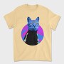 Psychedelic Trippy Cat Kitty, Tricou Barbati (Unisex)