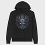 Psychedelic Trippy Dragon Dmt Rasta, Hanorac Oversize Barbati (Unisex)