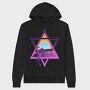 Psychedelics Star 003, Hanorac Oversize Barbati (Unisex)