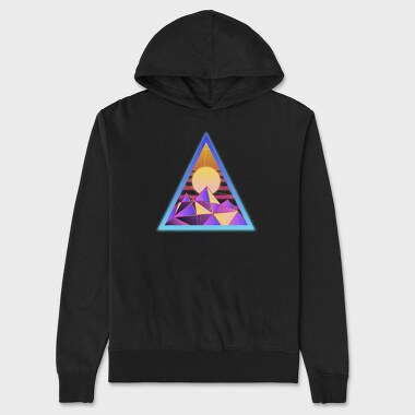 Psychedelics Triangle 004, Hanorac Oversize Barbati (Unisex)