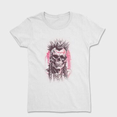 Punk Skull With Sunglasses, Tricou Femei