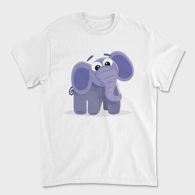 Purple Elephant Stroll, Tricou Barbati (Unisex)