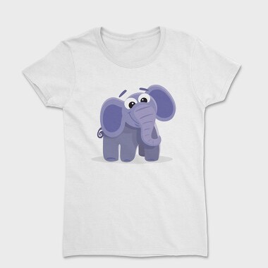 Purple Elephant Stroll, Tricou Femei