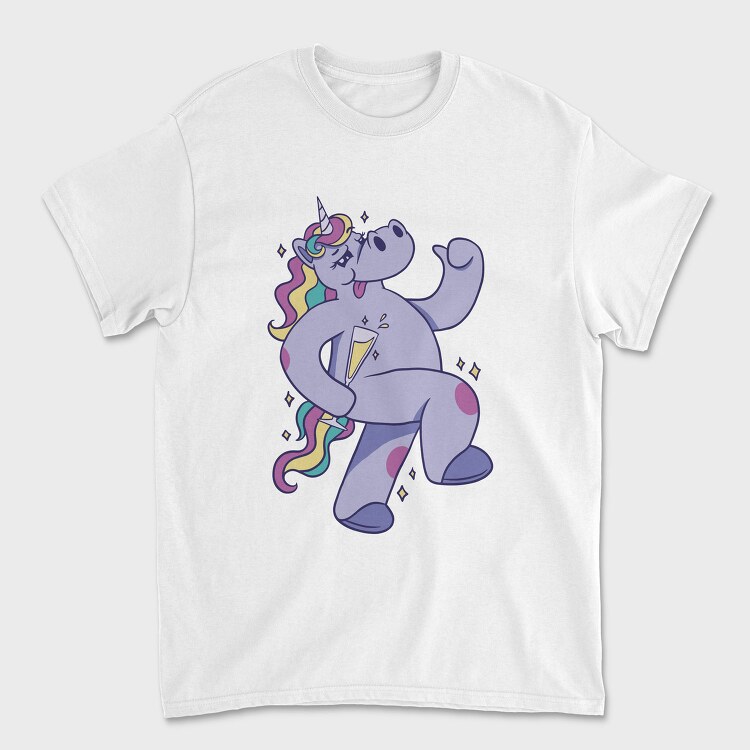 Purple Unicorn Drunk Party, Tricou Barbati (Unisex)