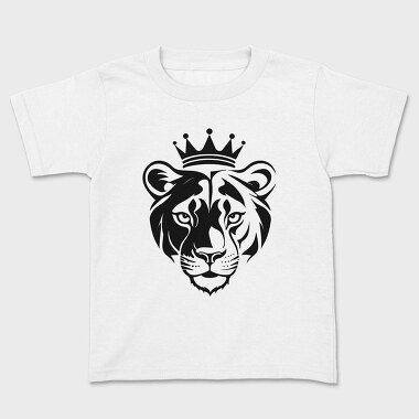 Queen Lioness Crown Female Lion, Tricou Copii