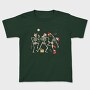 Quirky Christmas Dancing Skeletons, Tricou Copii