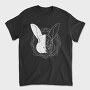 Rabbit Animal Divided Skull Head, Tricou Barbati (Unisex)