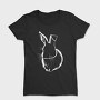 Rabbit White Outline, Tricou Femei