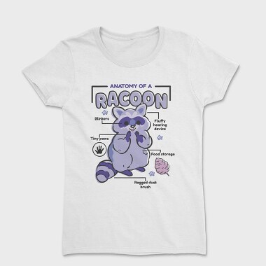 Raccoon Anatomy, Tricou Femei