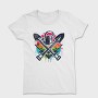 Rainbow Gardening Tools Graffiti, Tricou Femei