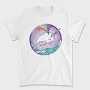 Rainbow Narwhale Whale, Tricou Barbati (Unisex)