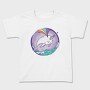 Rainbow Narwhale Whale, Tricou Copii