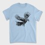 Raven Bird Animal Flying Flight, Tricou Barbati (Unisex)