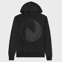 Yin Yang Horses Animals, Hanorac Oversize Barbati (Unisex)