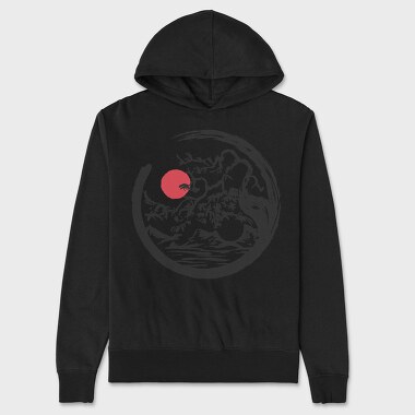Yin Yang Nature, Hanorac Oversize Barbati (Unisex)