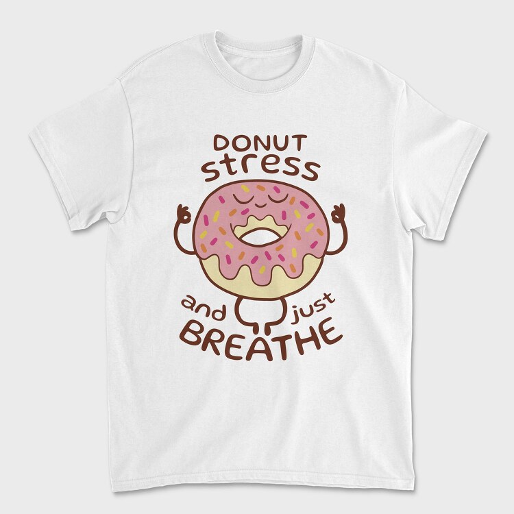 Yoga Donut Stress Relief, Tricou Barbati (Unisex)