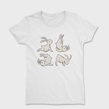 Yoga Rabbits, Tricou Femei