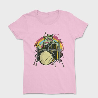 Zombie Cat Drummer, Tricou Femei