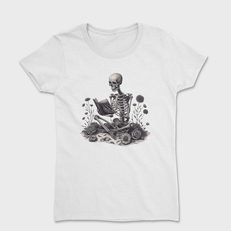 Reading Skeleton, Tricou Femei