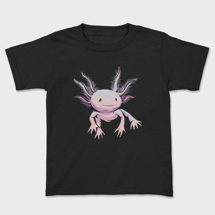 Realistic Axolotl Animal, Tricou Copii