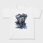 Realistic Bullmastif Dog Portrait, Tricou Copii