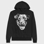 Realistic Dog, Hanorac Oversize Barbati (Unisex)