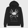 Realistic Hand Drawn Axolotl Change, Hanorac Oversize Barbati (Unisex)