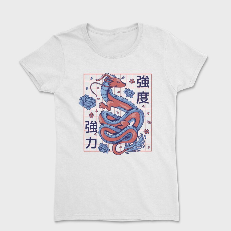 Red Dragon Asian Tote, Tricou Femei