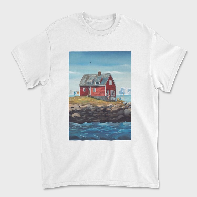 Red House Painting Iceberg Poster, Tricou Barbati (Unisex)