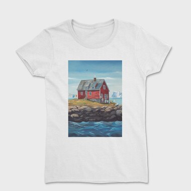 Red House Painting Iceberg Poster, Tricou Femei