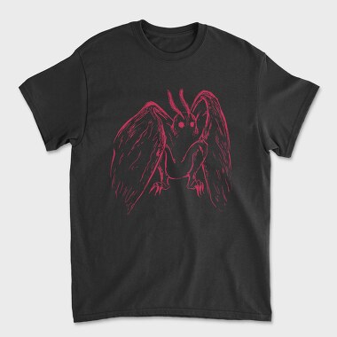 Red Mothman Creepy, Tricou Barbati (Unisex)