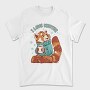 Red Panda Animal Cozy Winter, Tricou Barbati (Unisex)