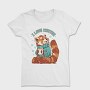 Red Panda Animal Cozy Winter, Tricou Femei