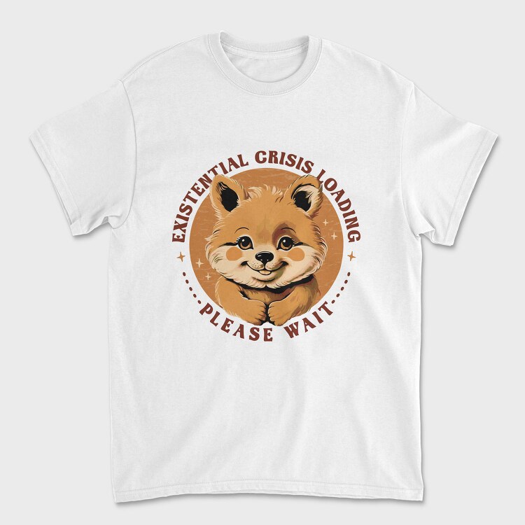 Red Panda Existential Crisis Loading, Tricou Barbati (Unisex)