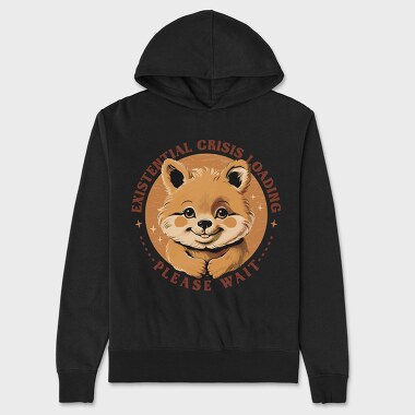 Red Panda Existential Crisis Loading, Hanorac Oversize Barbati (Unisex)