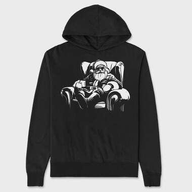 Relaxed Santa Claus Chill Cookie Milk, Hanorac Oversize Barbati (Unisex)