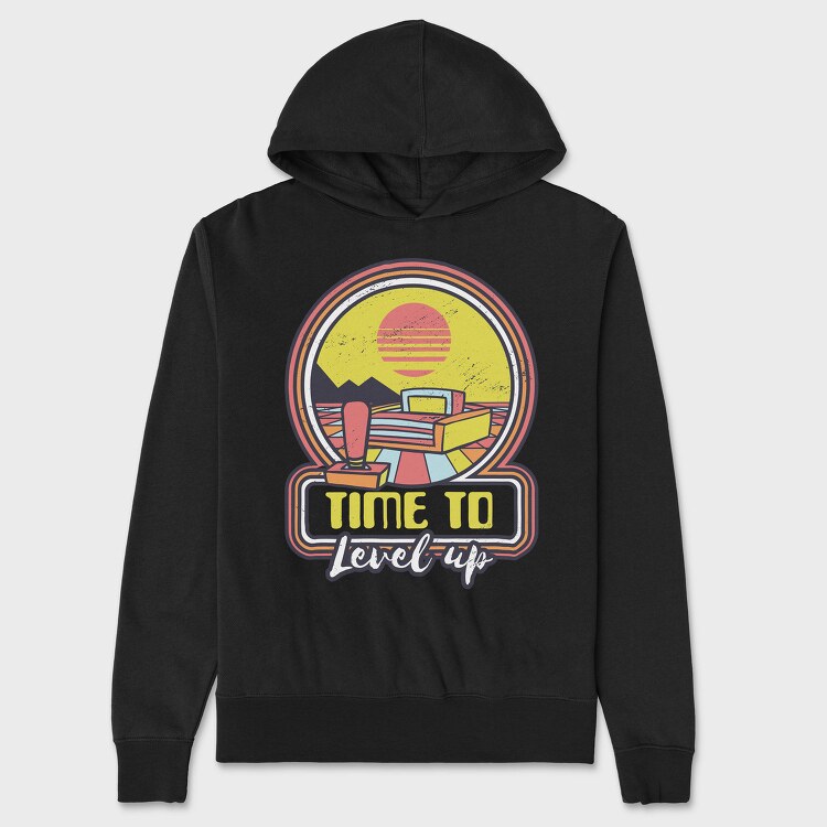 Retro Console Gaming, Hanorac Oversize Barbati (Unisex)