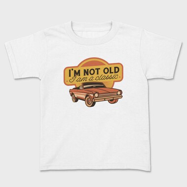 Retro Convertible Classic Car, Tricou Copii